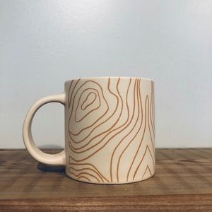 Whitney Kerney Wood Grain Abstract Boho Coffee Mug